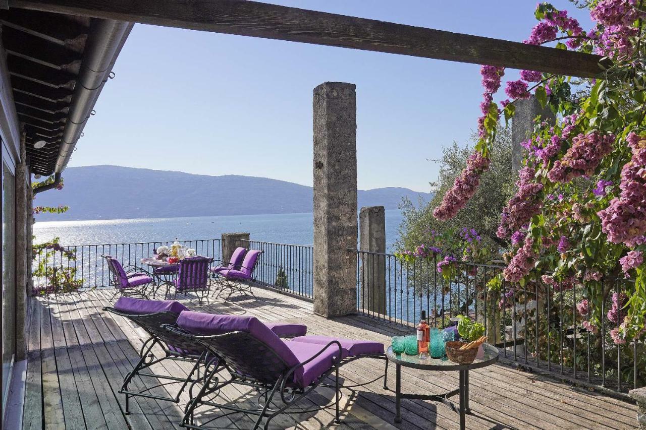 Villa Rachele: Stunning Luxury Villa In Centre Gargnano With Private Pool And Breathtaking Views Buitenkant foto