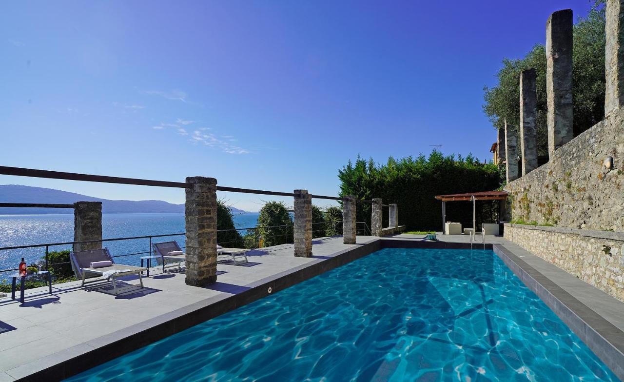 Villa Rachele: Stunning Luxury Villa In Centre Gargnano With Private Pool And Breathtaking Views Buitenkant foto